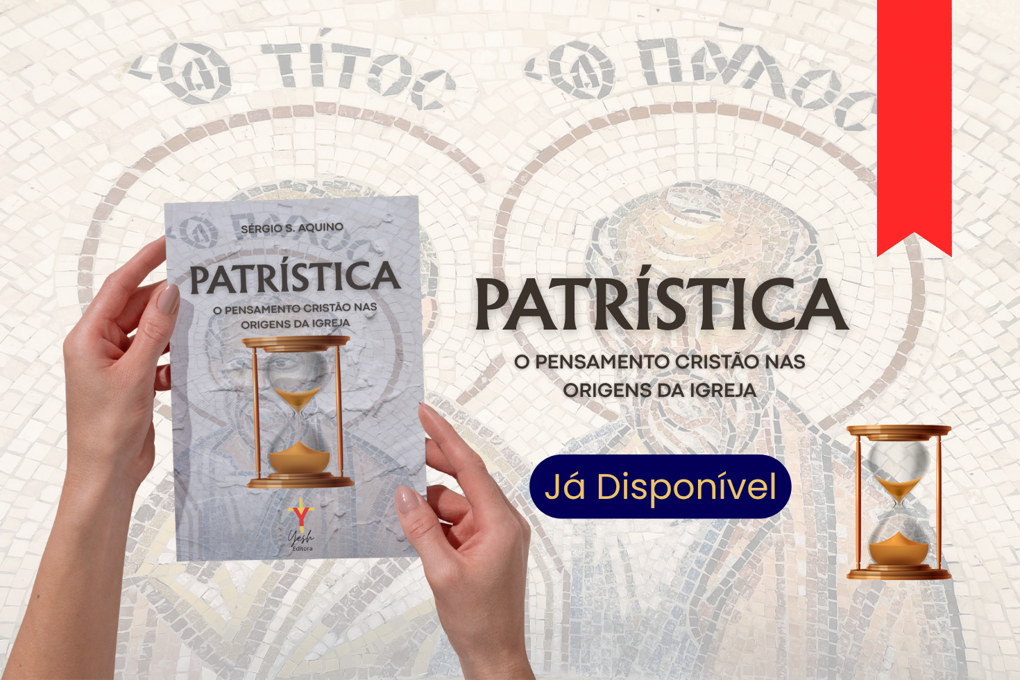 Lançamento do livro “Patrística: o pensamento cristão nas origens da igreja” de Sérgio S Aquino